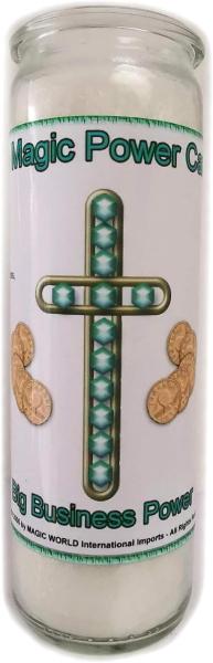 Big Business Power-Glaskerze
