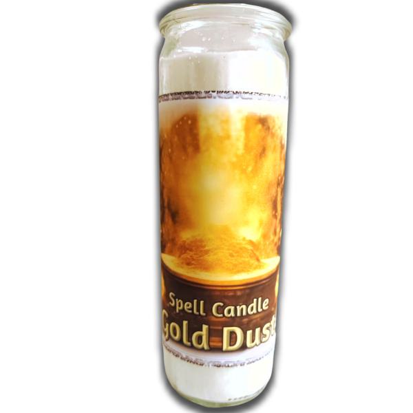 Glaskerze *Gold Dust*